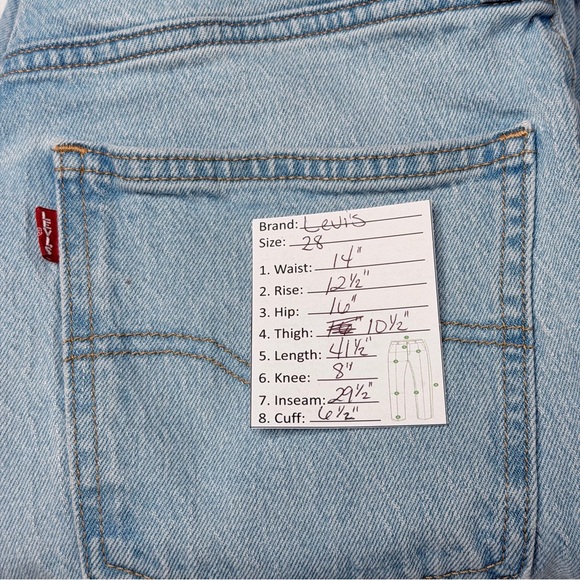 70s throwback High-Rise Slim Straight Light Wash Distressed Women's Jeans - Picture 15 of 15